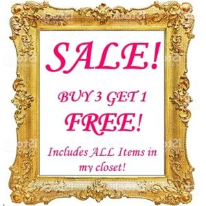 Sale! Buy 3 get 1 free!